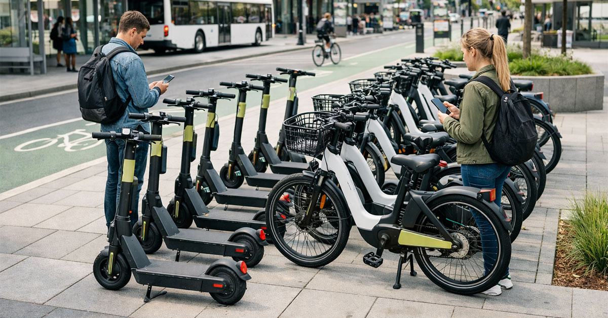 Flottenmanagement für Shared Mobility: Technologien und erweiterte Funktionen, die Sie kennen sollten