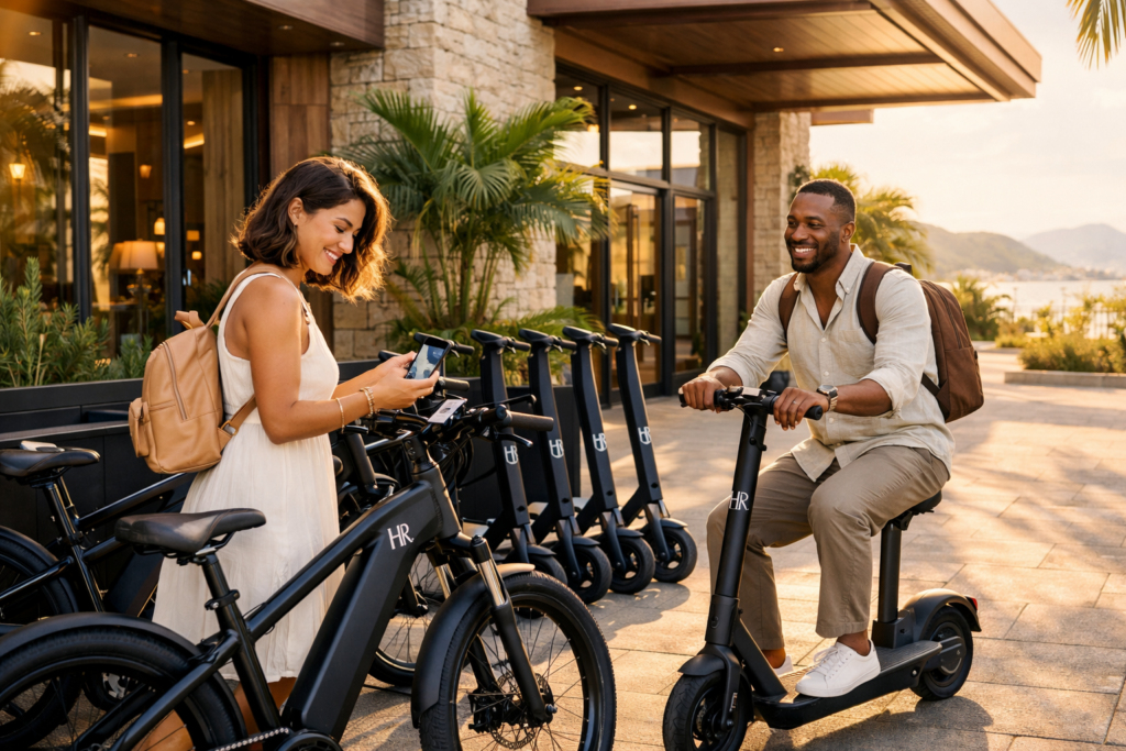 Fleet sharing hotels and resorts: how to offer a smart service to your guests