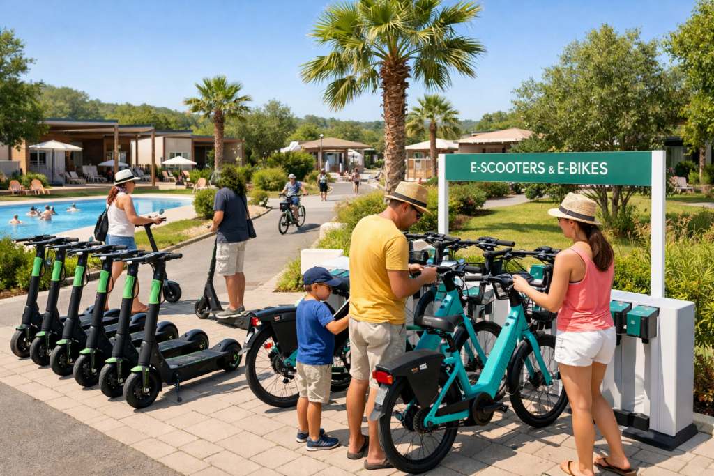 Shared mobility fleet management resort 